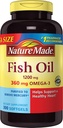 성격 물고기 기름의 1200mg, 봉사 당 2400, Omega-3, 300 Softgels, 300 조사 (1의 포장)의 360mg