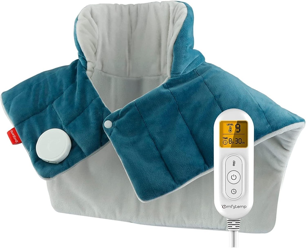 목과 어깨 등을 위한 Comfytemp 난방 패드, 2.6lb는 고통 구호를 위한 전기 열 패드, 큰 FSA Eligible 격렬한 포장, 9 열 Settings&11 타이머, 여자 남자 엄마 아빠를 위한 크리스마스 선물을 무겁게 했습니다