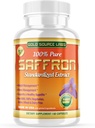 Saffron 추출물 보충교재 - 표준화된 .3% Safranal 추출물 플러스 순수한 Saffron 분말, 60 최대 힘 채식 환약을 가진 88.25 mg 캡슐 - 프리미엄 식욕과 눈 보충교재