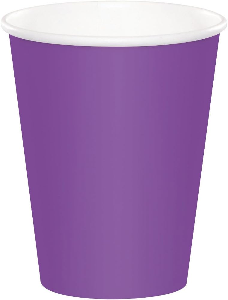 창조적인 변환 Amethyst 종이컵, 24의 조사 (1의 포장), 자주색