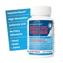 Rawleigh Premium Red Krill Oil : 60 Non-GMO Softgels, Euphasia Superba Oil의 1000mg, Choline, Phospholipids, Astaxanthin, EPA 및 DHA Omega-3 지방산, 심장, 관절, 두뇌 건강