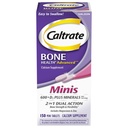 Caltrate Minis 600 Plus D3 Plus 미네랄 칼슘 및 비타민 D 보충 정제, 성인을위한 뼈 건강 및 미네랄 보충 - 150 카운트