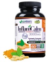 여성 공식 3000 InflamCalm 고급 Turmeric, Curcumin, 효소 및 Boswellia. 채식, 글루텐 무료 - (패키지 May Vary)