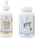 Eniva Omega 3 프리미엄 물고기 기름 높은 EPA/DHA와 액체 비타민 D3 (120 mL) 급속한 흡수를 위해 공식화되는 의사