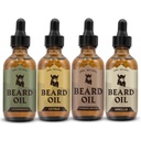 남자를 위한 진동 바이킹 Beard 기름 - 4, Vanilla, Sandalwood, Cedarwood & Citrus의 0.66 Fl Oz 팩 - Beard 성장 기름을 가진 Fuller 성장을 승진시킵니다 - 남자를 위한 Cedarwood 바닐라 냄새