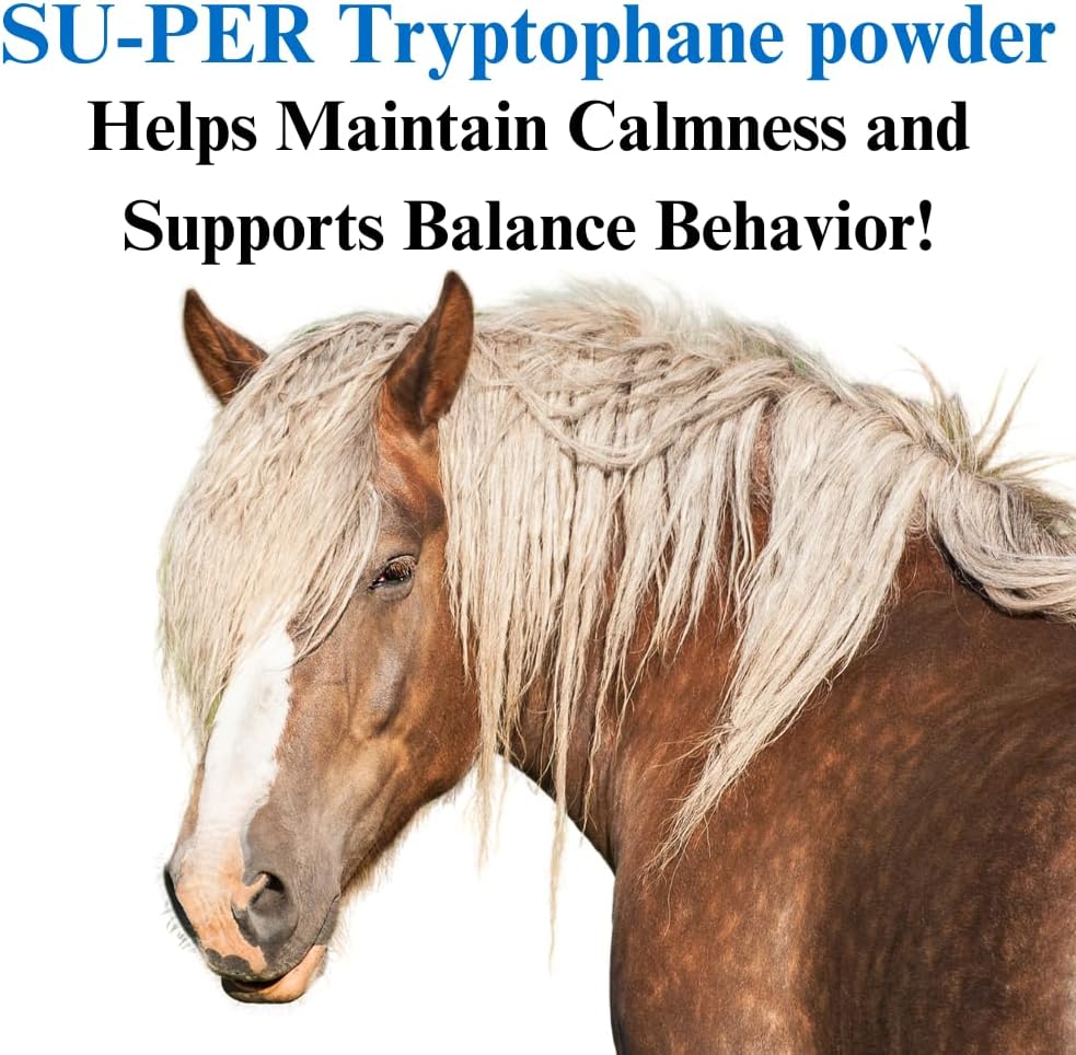 SU-PER Tryptophane 말 Calming 보충교재 - Calmness를 유지하고 균형 잡힌 행동 - 2.5 파운드, (2 팩)