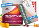 Lubracil Menopause Gummies & Daily Moisturizer 번들 - 핫 플래시, 나이트 스웨터, 질 건조 및 블랙 코호쉬, Ashwagandha, 오메가 오일 및 바다 Buckthorn과 함께 호르몬 무료 지원