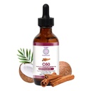 C60 힘 Cinnamon는 유기 MCT 야자열매 기름에 있는 C60를 맛냈습니다 - 남자 & 여자를 위한 자연적인 웰니스 지원, 99.99% 순수한 승화된 C60는, 에너지, 정신 Clarity, & 체력을 승진시킵니다 - 2개 fl oz 병을 쌉니다