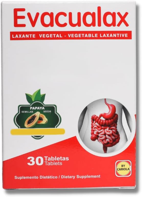 Senna Laxative Tablets - Senna Leaf, Prune & Papaya Seed와 자연 야채 Laxative - 변비 완화를위한 허브 발판 Softener, 소화 지원, Postpartum & Travel - 30 정제