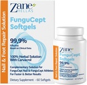 Zane Hellas FunguCept Softgels for Faster 과 더 나은 결과. FunguCept Nail & Athlete의 지원 제품. 60 Softgels.