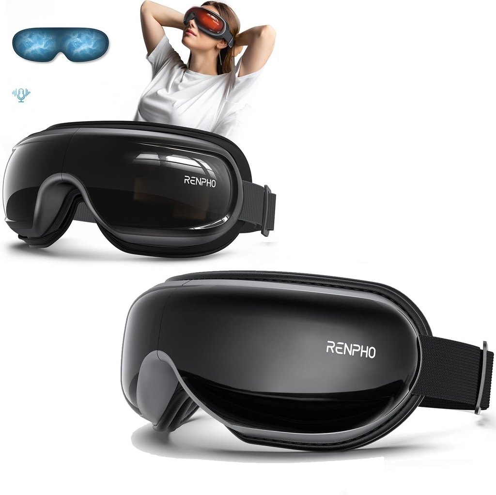 RENPHO 크리스마스 선물, Eyeris 3 Eye Massager with Heat and Cooling& Eyeris 1 Eye Massager with Heat