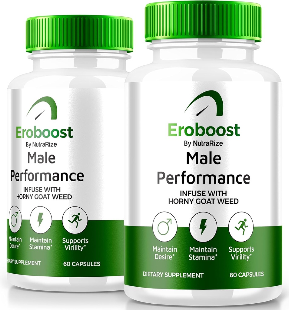 (2 팩) 남자를 위한 Eroboost 보충교재, Eroboost 남성 보충교재, 최고 성과를 지원하기 위하여 매일 영양 및 전반적인 웰빙, 공식적인 Ero Boost 공식 검토 (120의 캡슐)