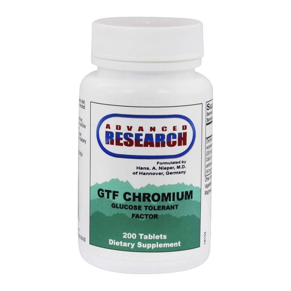 고급 연구 / 엄격한 캐리어 Gtf 크롬 - Glucose Tolerant Factor 200 탭