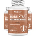 Bone Xtra - 더 강한 뼈, 해병 조류에서 식물 기반 칼슘, 비타민 D3, 비타민 K2, 마그네슘, 인 & 청소년을위한 더 많은, 성인 - 3 개월 공급 | 3 팩