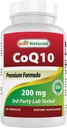 최고의 자연 COQ10 200 mg, 60 캡슐