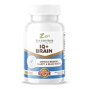 ZEN LIFE 하이브 IQ+ 뇌 - Caffeine-Free, 임상 시험된 초점, 농도, 기억 & 에너지, 자연적인 식물 근거한 초본 보충교재, 추가된 비타민/Minerals/Mushroom/Sugar (60 Softgels) 없음