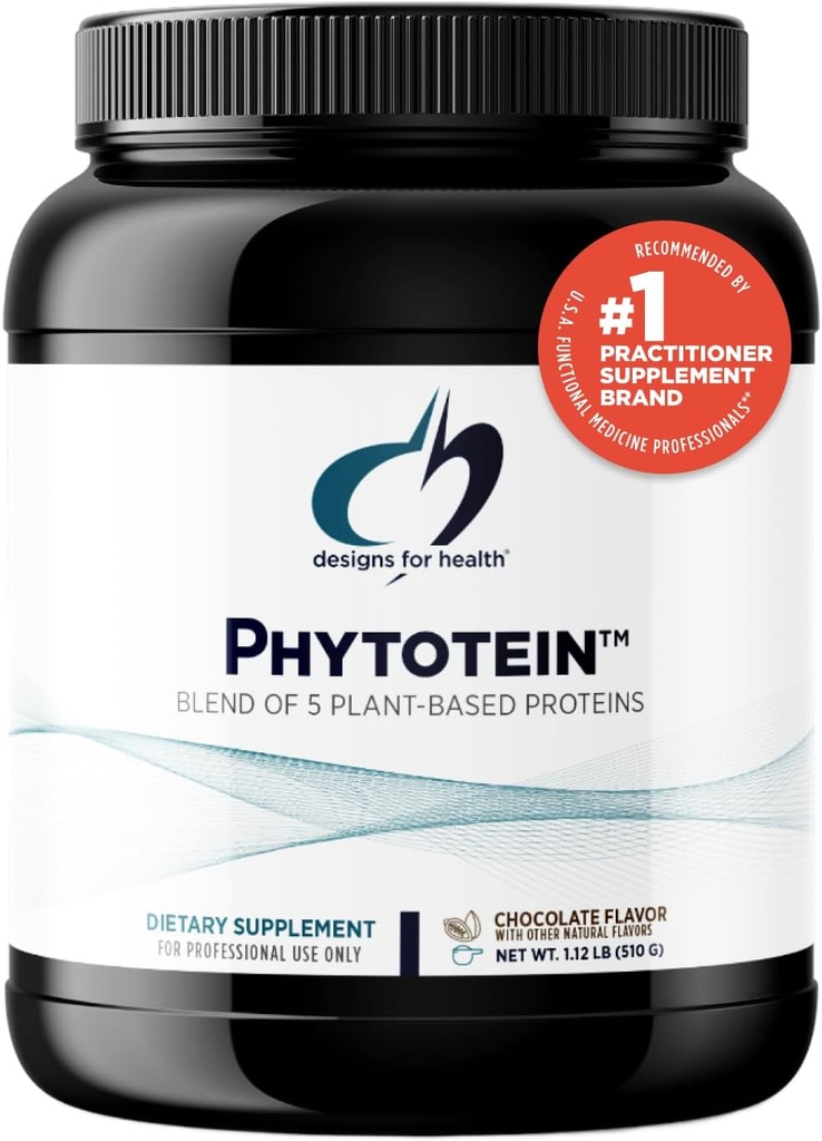 건강 Phytotein Vegan 단백질 분말을위한 디자인 - 20g 유기농 쌀, 사차 Inchi, 호박 씨앗, 해바라기 씨앗 & 완두 단백질 분말 혼합 - 크림 텍스처, 초콜릿 공장 단백질 (510g)