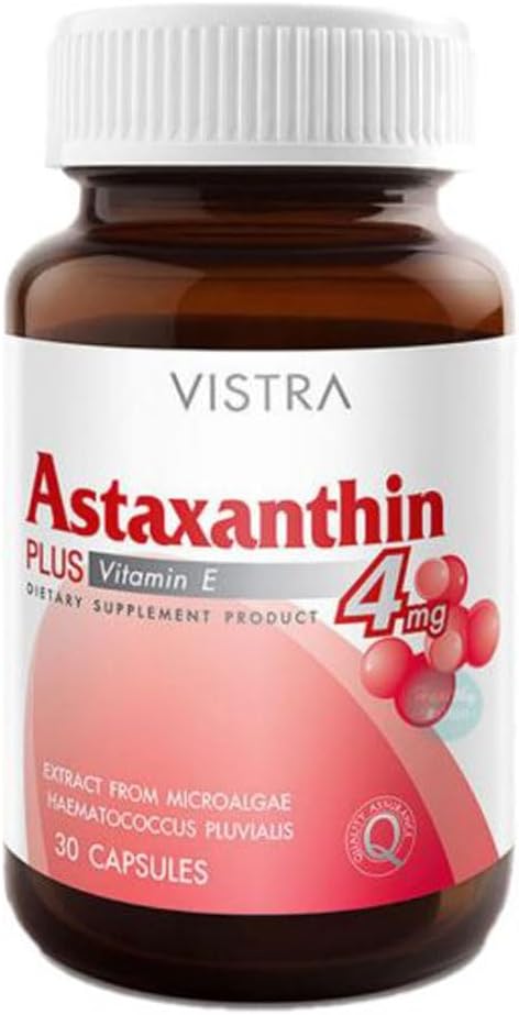 Vistra Astaxanthin 4 mg 30 모자. ( 정직한 성공)