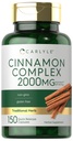 Carlyle Ceylon Cinnamon Complex with Gymnema and Mulberry | 150 캡슐 | 비 GMO, 글루텐 무료 보충
