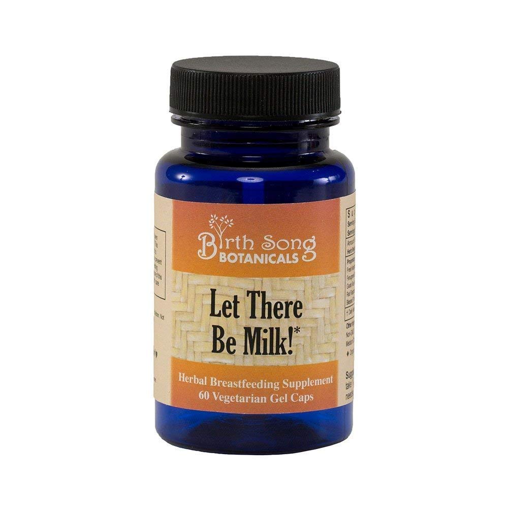 태어난 Song Botanicals 있다 우유! 채식 액체 캡슐 – Fenugreek, Goat의 Rue, Blessed Thistle to Boost Milk Supply – Nursing & Pumping Moms, 60 카운트에 대한 Breastfeeding 보충
