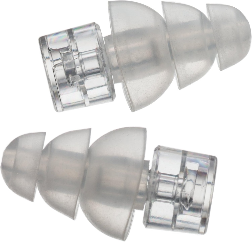 Etymotic 연구 ER20XS 높 구조상 Earplugs (콘서트, 음악가, 비행기, 오토바이, 감도 및 보편적인 Hearing 보호) - 큰, 명확한 줄기