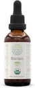 허브에라 바코파 B60 USDA 유기 탈옥수수수 | 알코올 프리 추출물, 고순도 초본 방울, Relaxation, Positive Cognitive Effect | 인증 유기농 바코파 (바코파 몬니리) 건조 허브 (2 fl oz)