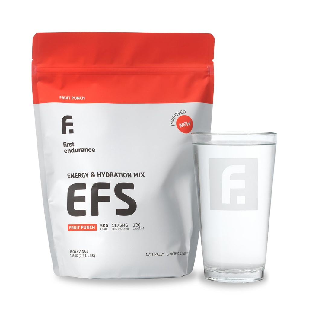 EFS Hydration & Endurance Drink Mix - 에너지 및 성능을위한 프리미엄 탄수화물, 급류 탈수 및 달리기, 사이클링 및 트라이애슬론 영양을위한 전해질 | 이소토닉 에너지 연료 | 과일 펀치