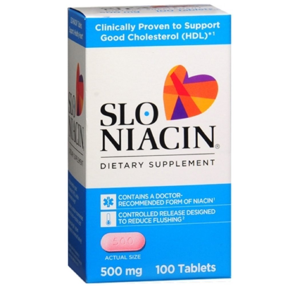 Slo-Niacin 500 mg 100 정제 (포장 6)