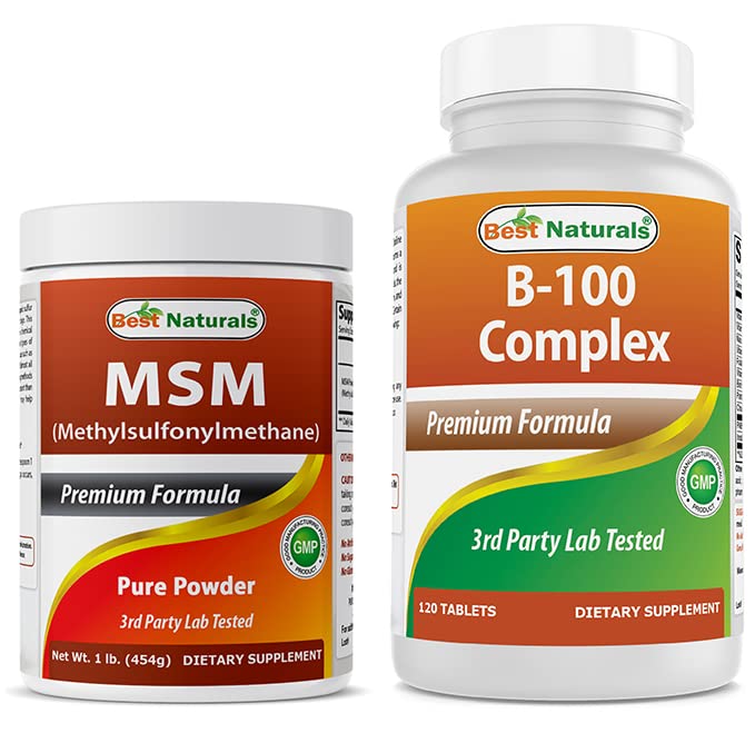 제일 자연적인 MSM 분말 & B-100 Complex