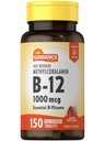 Sundance B-12 Methylcobalamin 1,000 mcg | 150 빠른 용해 정제 | 자연적인 베리 풍미 | 채식주의, 비 GMO 및 글루텐 자유로운 정유