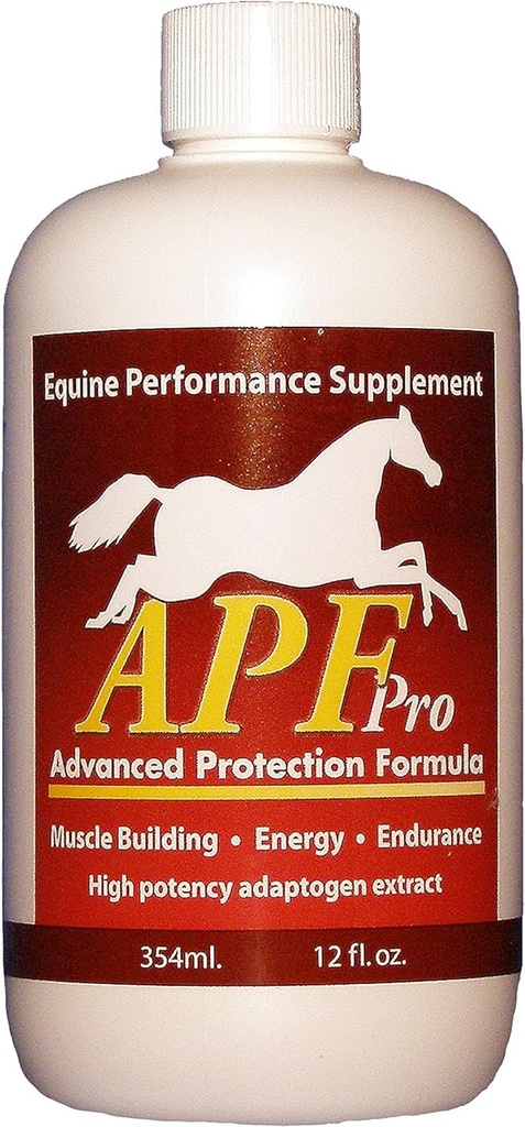 APF PRO Equine | 자연적인 대학 수준의 연구 말 보충 | 위장 건강, 스트레스, 면역 지원, 근육 건강, 내구력에 저항