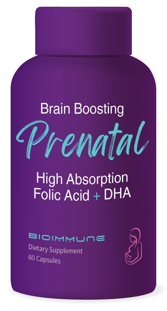 여성, 자연적으로 Occurring 메틸을 섞는 Folate Folic 산, DHA Omega를 위한 매우 힘 Bio-Available Prenatal 비타민 3. 지원 뇌 발달, 건강한 태아 발달