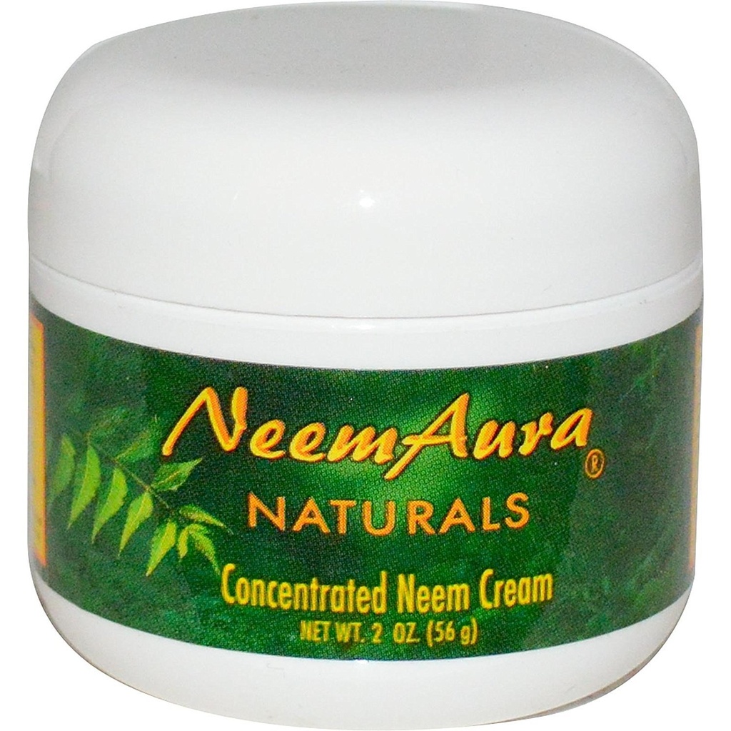 Neemaura Naturals Neem Cream 와 Aloe 과 Neem 기름, 2 Oz