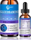 글루코사민 Chondroitin 액체 하락 2000mg의 Liposomal 글루코사민 Chondroitin MSM, Chondroitin & 글루코사민 영양 보충교재 w/Turmeric 추출물, Hyaluronic 산, Quercetin & Bromelain