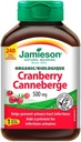 Jamieson 크랜베리 500mg, 240 Vegan 캡슐