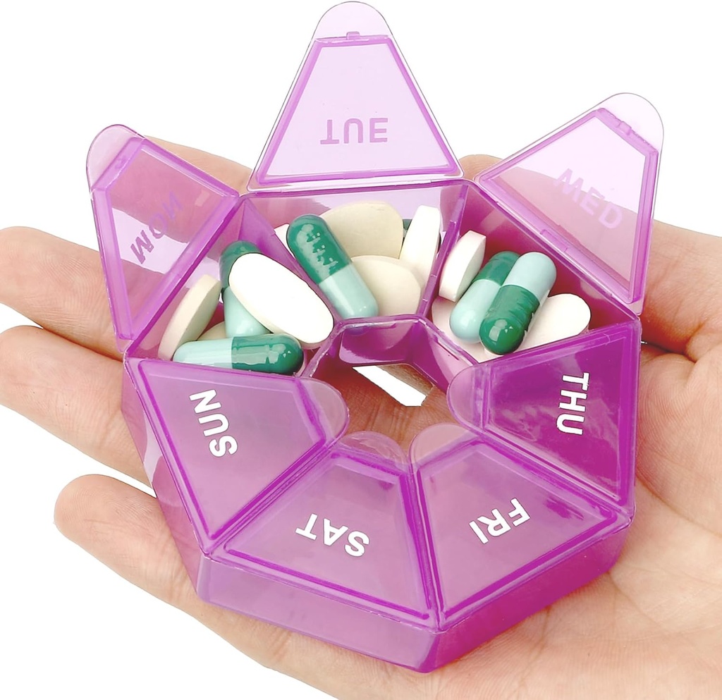Pill 주최자, Pill Box, Small Pill Case, Medicine Pill 주최자 1 시간, 주간 Pill 주최자, Pill Container, Pill Holder, Daily Pill 주최자 여행 Pill 주최자 7 일 (자)