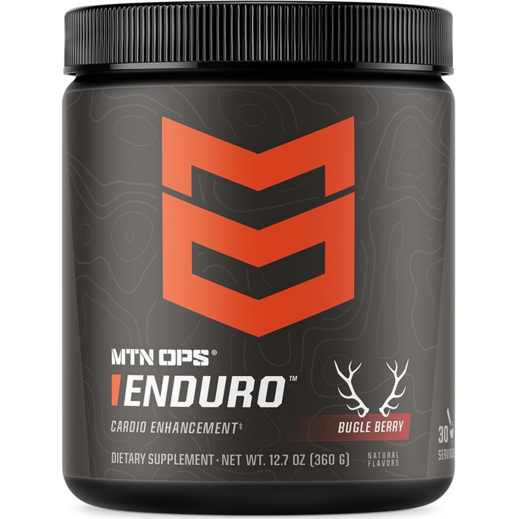 MTN OPS Enduro Nitric 산화물 보충교재 & Stim 자유로운 전 운동 - 마그네슘 구연산염과 더불어 30의 서빙 - 소금 뿌리 분말, Niacinamide, L 아르기닌 & L Citrulline - 버블 베리 풍미