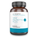 Dr. Brighten Saw Palmetto Plus - 여성을위한 자연식 보충교재 - 탈모 여드름 유성 피부를 방지하는 PCOS 지원