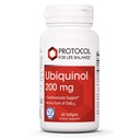 생명 균형 Ubiquinol 200mg - Bioavailable CoQ10 Softgels - 심장 건강 지원 - 산화 스트레스 Quencher - Soy Free & Dairy Free - 60 Softgels