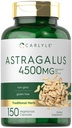 Carlyle Astragalus 뿌리 캡슐 4500mg | 150 개 | 채식, 비 GMO, 글루텐 무료 보충
