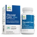 Terry Naturally Thyroid Care Plus - Iodine + L-Tyrosine, 60 캡슐 - 셀레늄과 Thyroid 지원 보충, 에너지 및 대사 촉진 - Non-GMO, 글루텐 - 무료, Kosher - 30 서빙