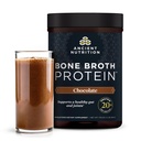 Real Bone Broth, Chocolate, 20g Protein Per 서빙 당 20g Protein, Gluten Free Hydrolyzed Collagen Peptides Supplement, Great in Protein Shakes