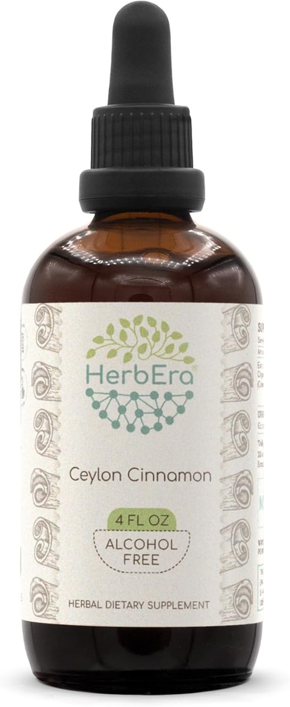 Ceylon Cinnamon B120 알콜 자유로운 초본 추출물 Tincture의 집중된 액체 하락 자연적인 Cinnamon (4개 fl oz)