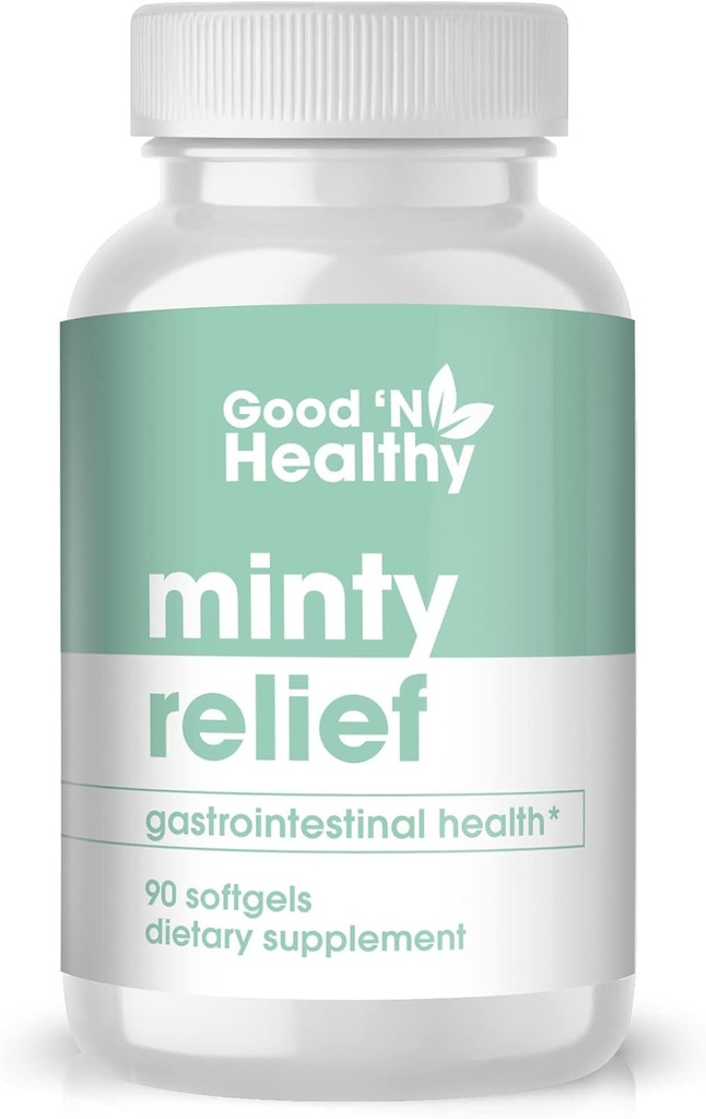 좋은 'N 건강한 Minty 기복 Peppermint 기름 Softgels, 자연적인 소화 안락을 위한 보충교재, 3 달 공급