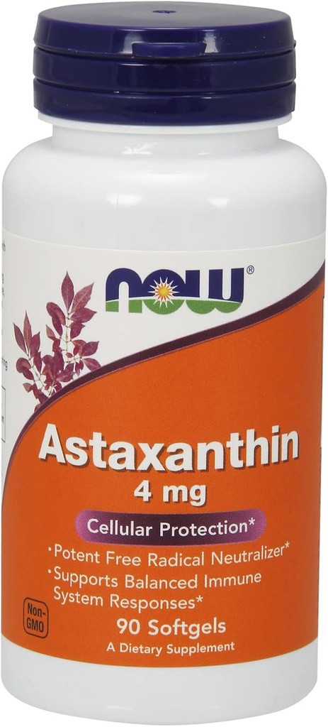 지금 음식 Astaxanthin 4 mg - 90 Sgels 8 팩