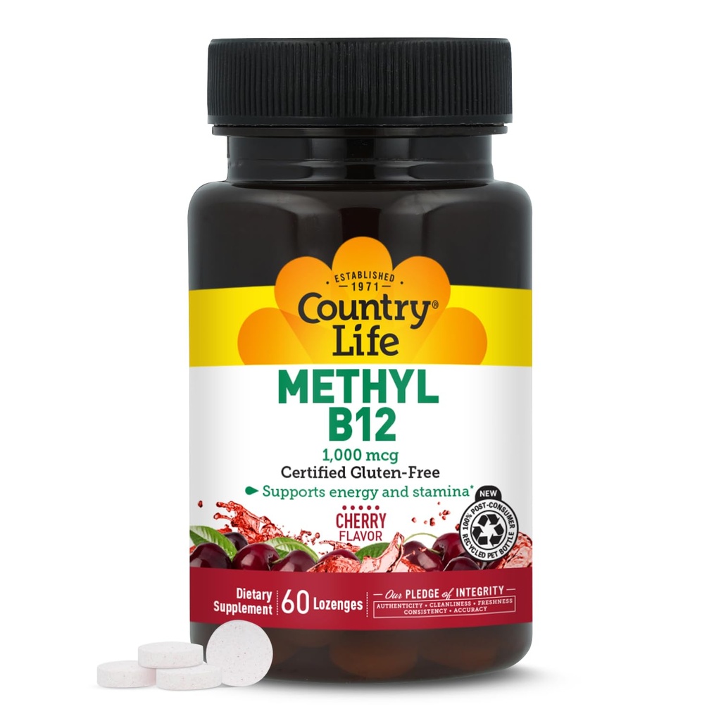 국가 생활 메틸 B-12 캡슐, 1000 Mcg, 60 조사