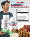 5-Mushroom Nootropic 혼합 - 60 캡슐, 터키 꼬리, Reishi, Maitake Mushroom Extract with High Beta Glucan, & Lion Mane 버섯 보충 캡슐, 기능성 버섯 초본 보충 교재