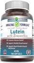 놀랄만한 수식 Lutein 40 mg Zeaxanthin 1600 mcg | Softgels 보충교재 | Non-GMO | 글루텐 무료 | 미국에서 제작 (40 mg, 180, 카운트)