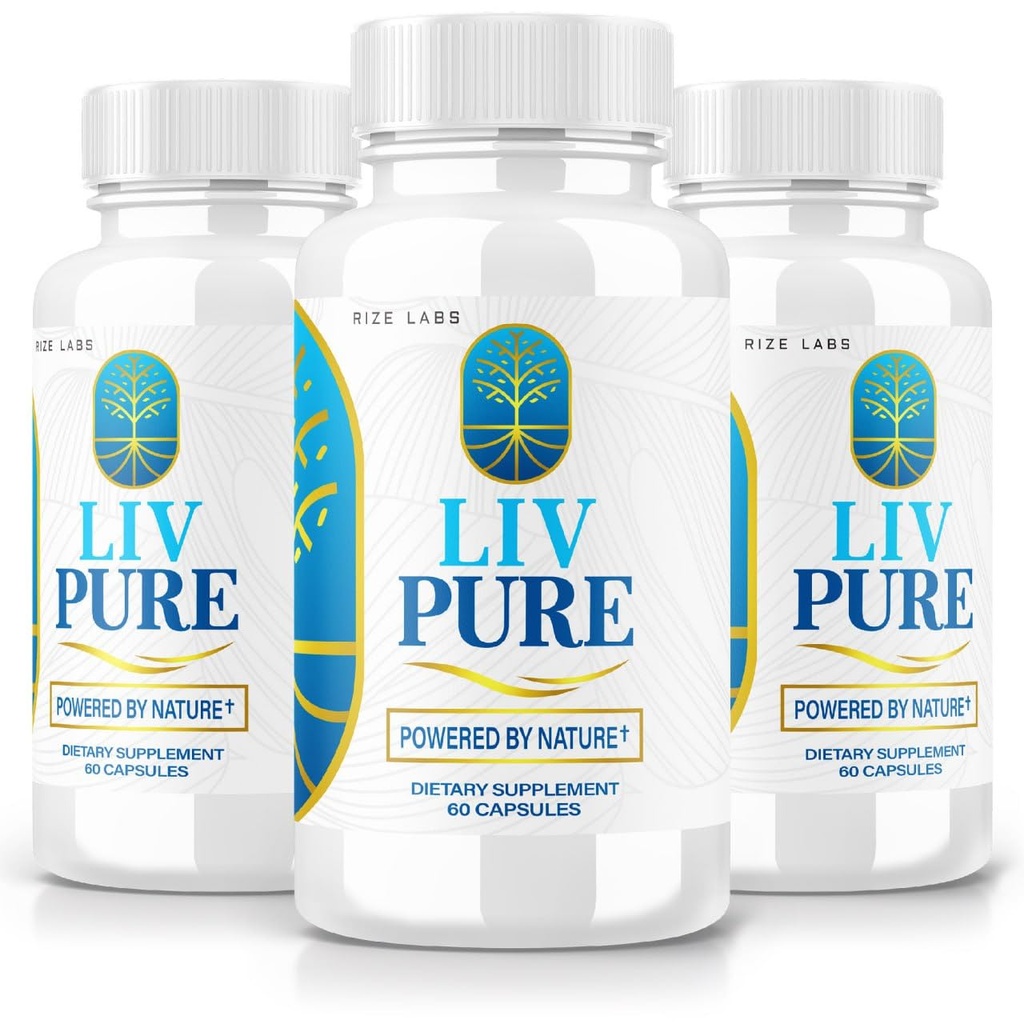 rize lab - 자연에 의해 구동되는 LivPure - 고급 공식 - Liver Support, Extra Strength, Vegan, Liver Function Pills (180 캡슐)를 위한 순수한 지원 규정식 보충교재