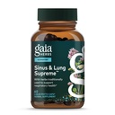 가이아 허브 Sinus & Lung Supreme - 호흡 건강을위한 Lung 지원 보충 - Sinus Support -Vegan, Gluten-Free & Dairy Free - Plant-Based Formula - 60 캡슐